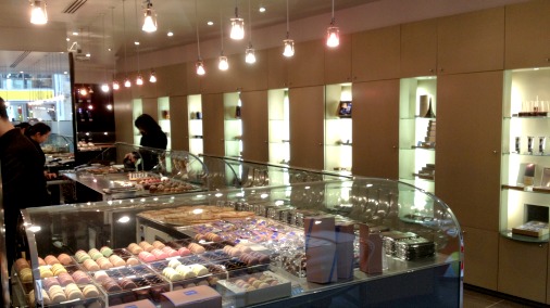 The ground floor interior of the boutique. 