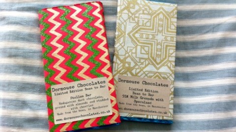 Dormouse Chocolate's limited edition bars.